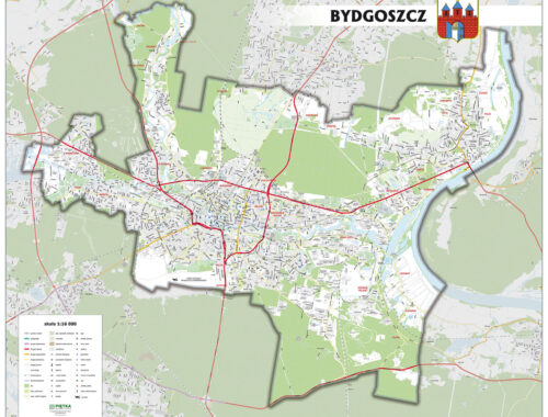 Mapa Bydgoszczy - Wydawnictwo Piętka